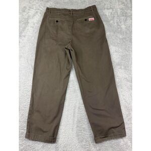 Kenzo Paris Pants Mens 32x27 Brown Cotton Chino Straight Casual Logo Tunisia
